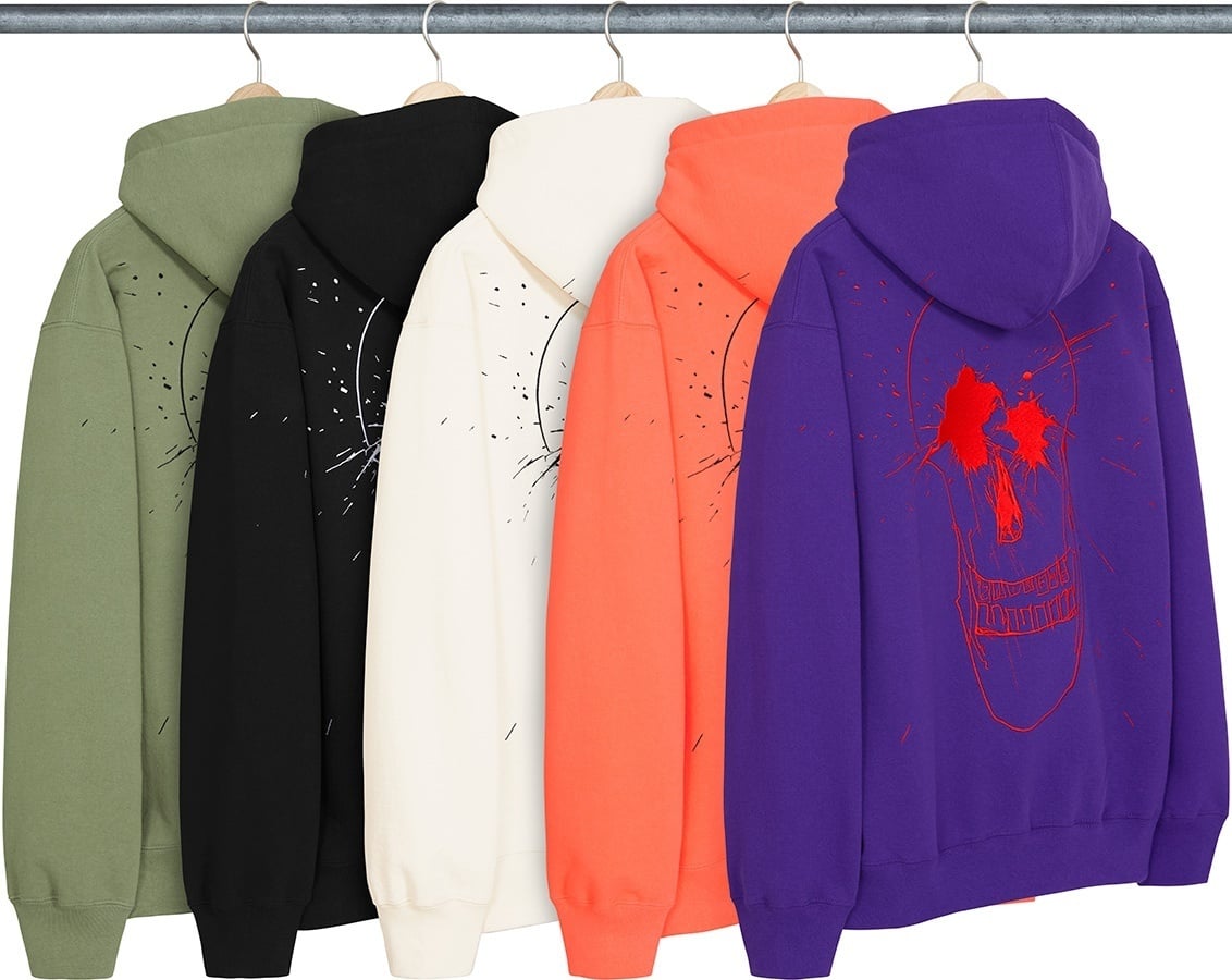 Ralph Steadman Skull Hooded Sweatshirt